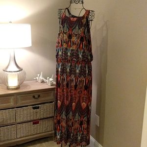 Halter Aztec style dress